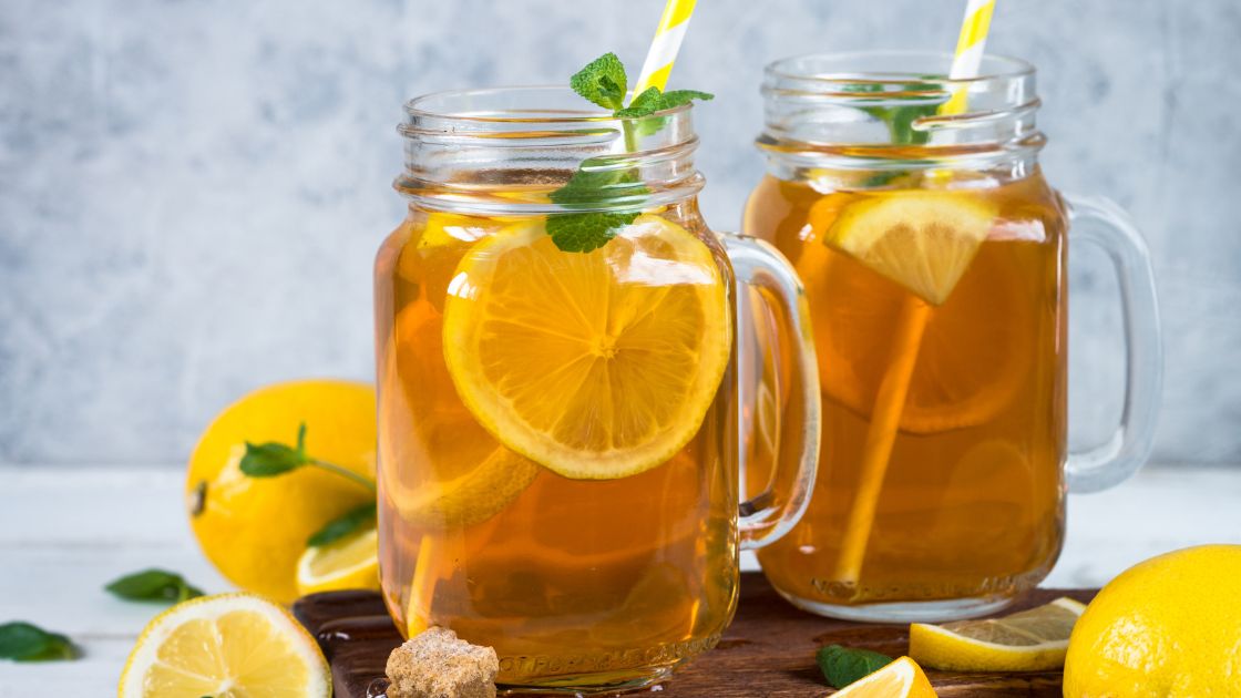 Iced Tea with Mint