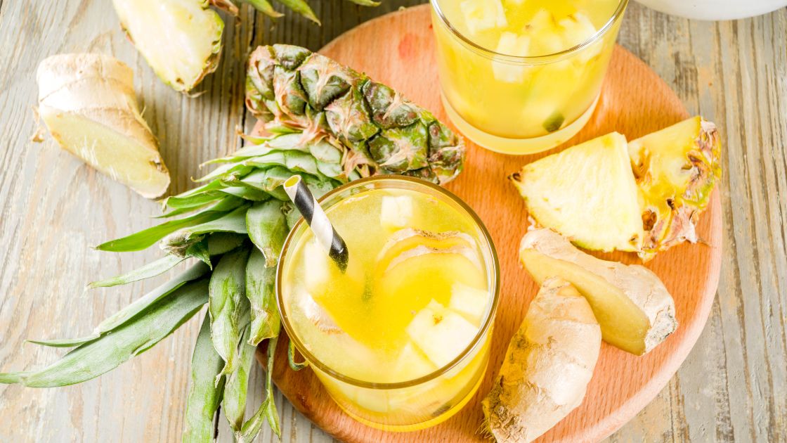 Pineapple Ginger Fizz