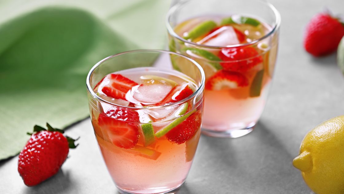 Strawberry Lime Agua Fresca