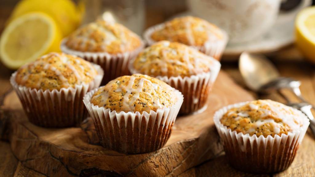 lemon poppy seed muffins