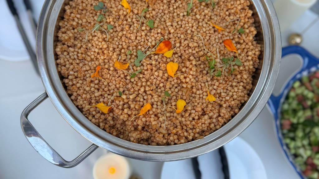 warm grain picnic dish