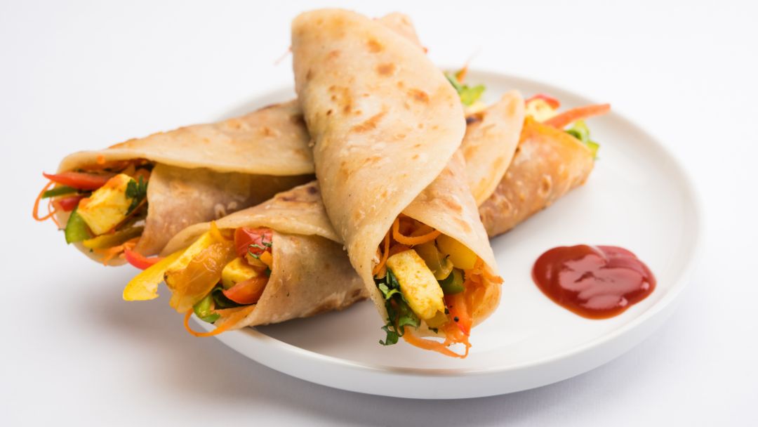 Paneer Kathi Rolls