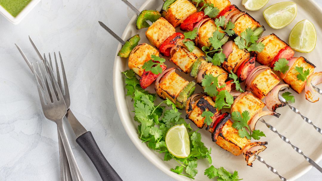 Paneer Tikka Skewers