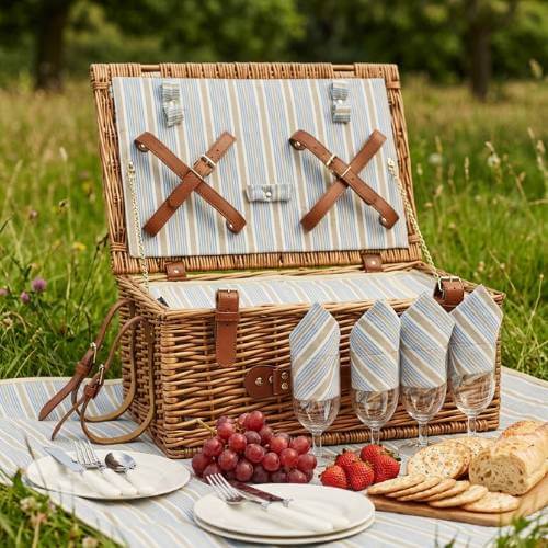 classic picnic basket set