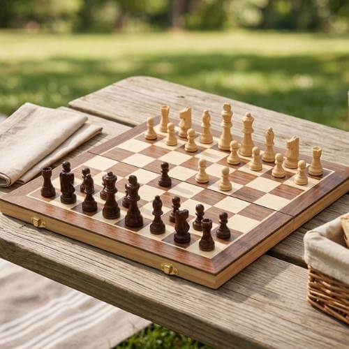 magnetic chess set for picnic games