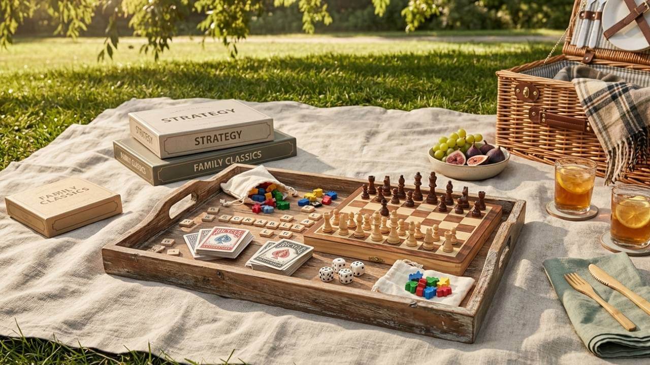 classic board games for picnic gatherings