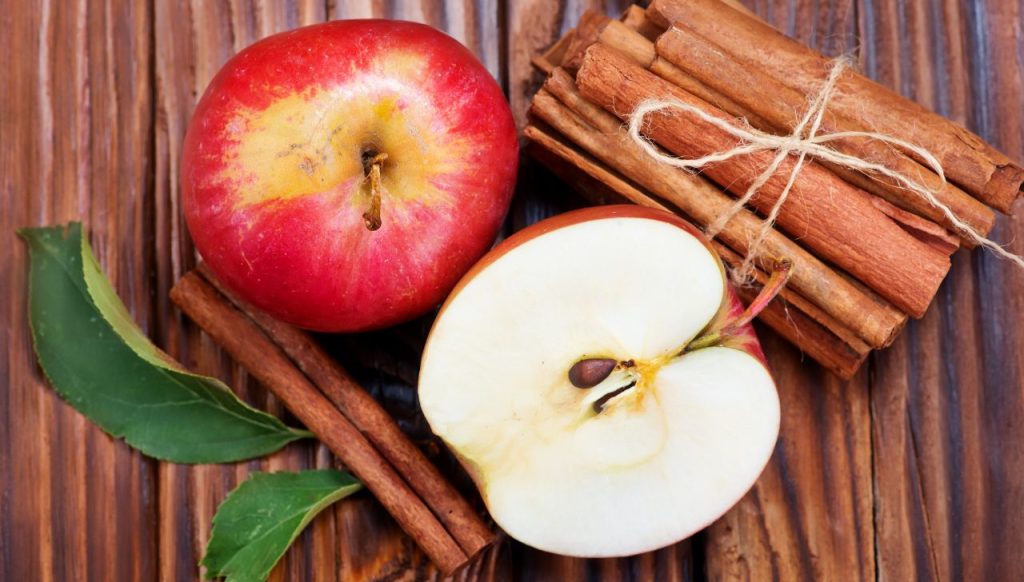 Crisp apples fresh and in season during fall