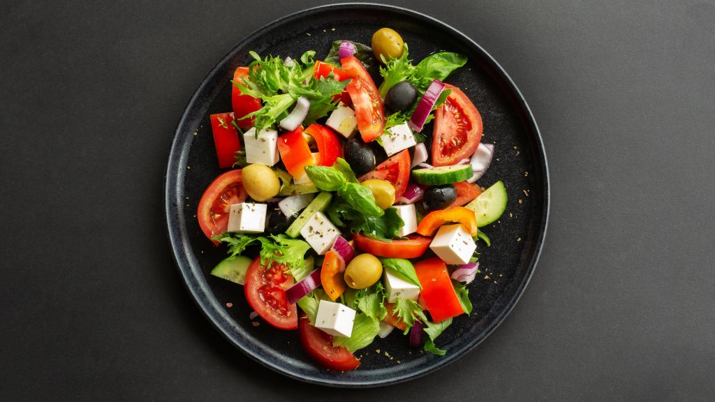 greek salad cups appetizer