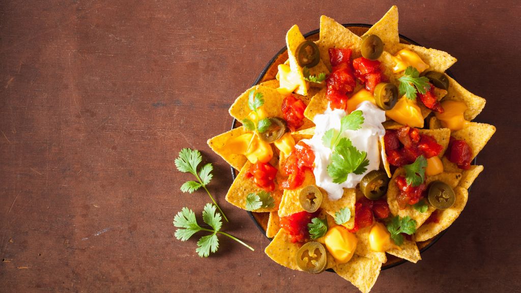 loaded nacho bites platter