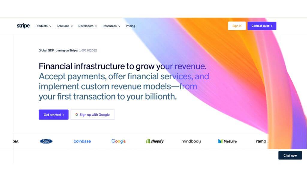 stripe financial platform
