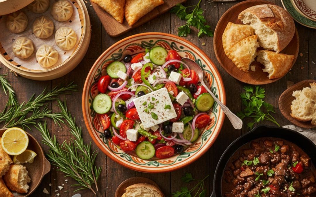 Foods From Around The World: At-Home Party Planner