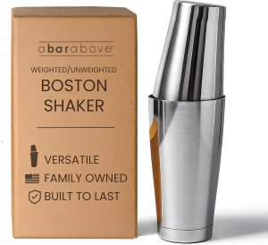 a bar above professional boston shakers set